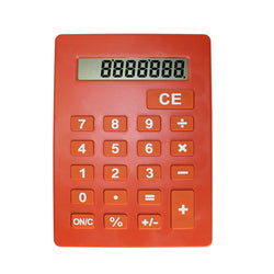 Jumbo Calculator Large Size Display Orange
