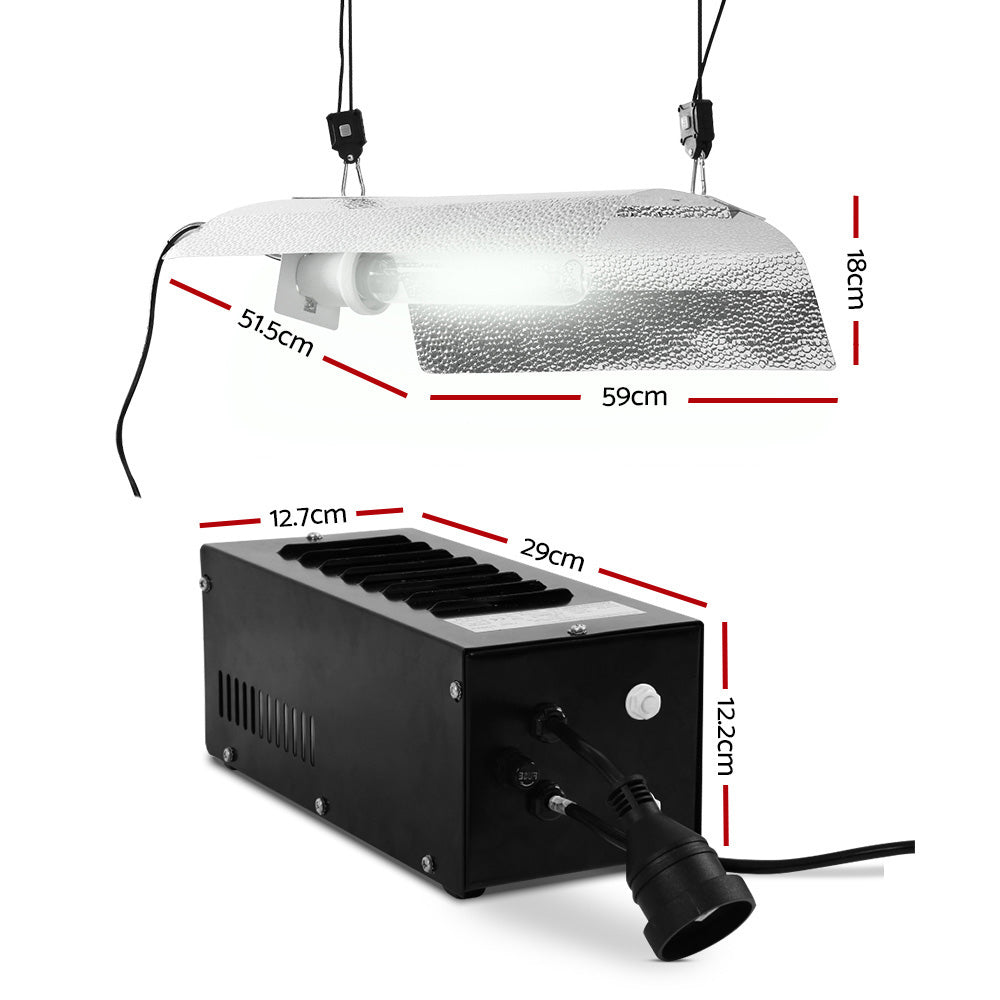 Greenfingers 600W HPS MH Grow Light Kit Magnetic Ballast Reflector Hydroponic Grow System