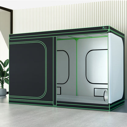 Grow Tent Kits 240x240x200cm Hydroponics Indoor Grow System Black