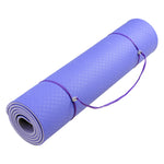 Powertrain Eco-Friendly TPE Pilates Exercise Yoga Mat 8mm - Light Purple