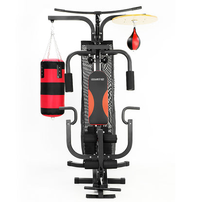 Home Gym Multi Station with Boxing Punching Bag Speed Ball Powertrain