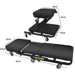 Folding Creeper Mechanic Stool Seat Garage Repair Trolley