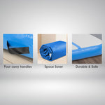 5m Airtrack Tumbling Mat Gymnastics Exercise 20cm Air Track - Blue