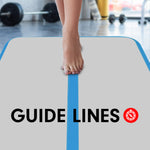 5m Airtrack Tumbling Mat Gymnastics Exercise 20cm Air Track - Blue