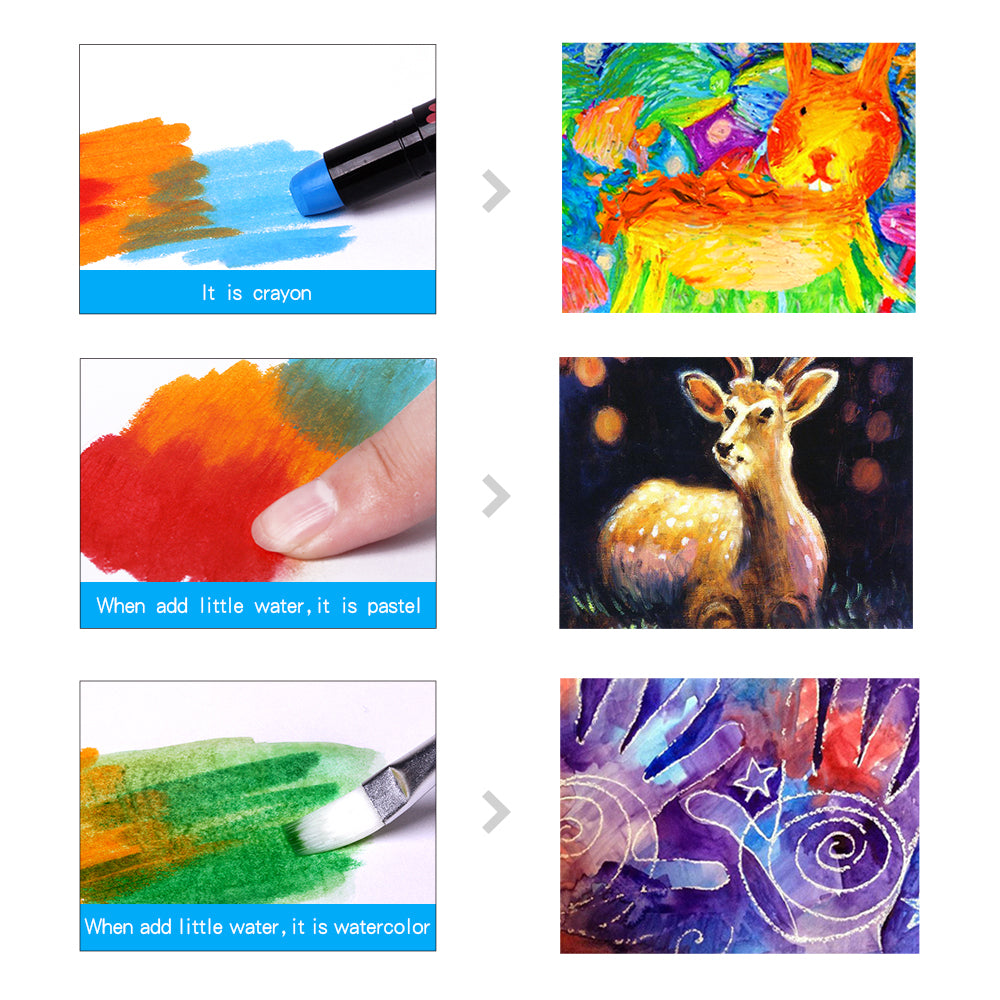 Silky Washable Crayon -Baby Roo 6 Colors