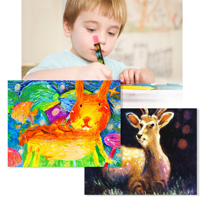 Silky Washable Crayon -Baby Roo 6 Colors