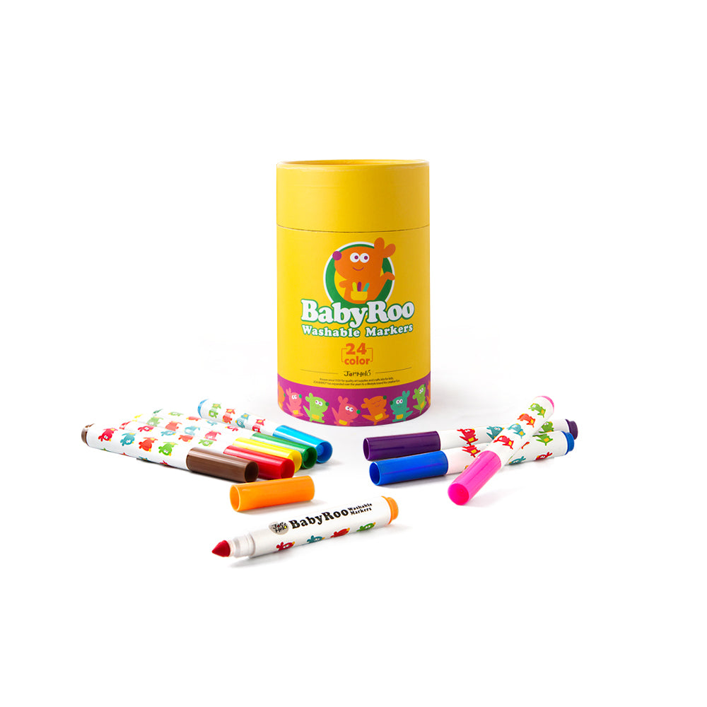 Washable Markers -Baby Roo 24 Colors