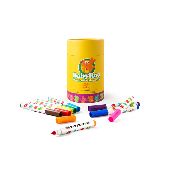 Washable Markers -Baby Roo 24 Colors