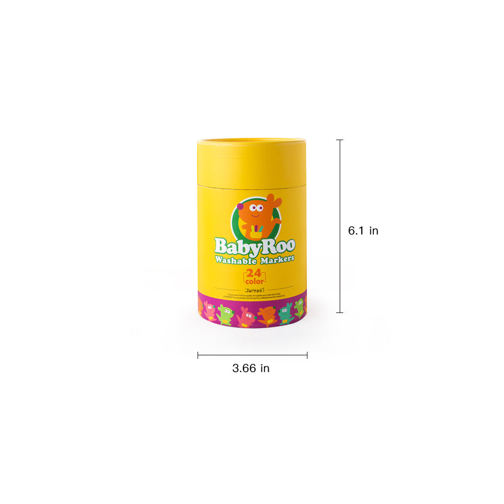 Washable Markers -Baby Roo 24 Colors