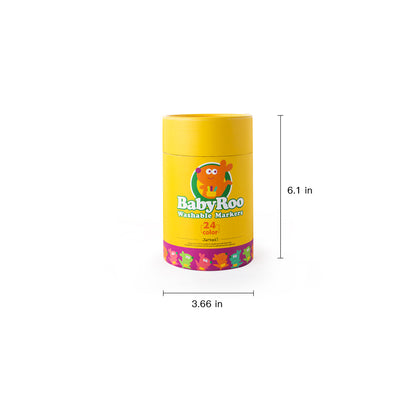 Washable Markers -Baby Roo 24 Colors