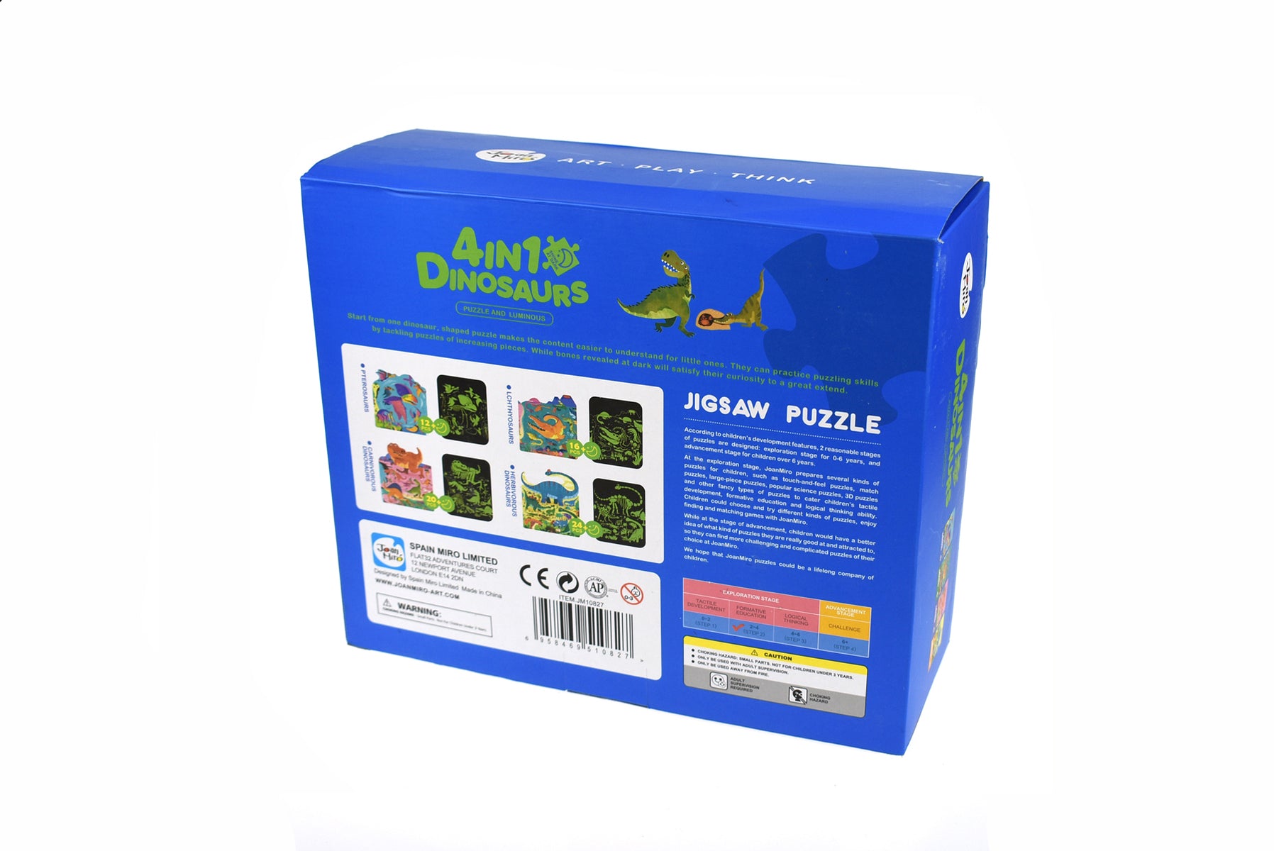 4 IN 1 DINOSAURS PUZZLE AND LUMINOUS
