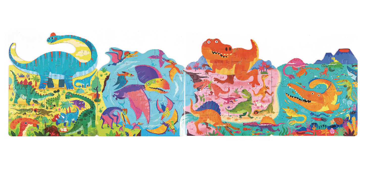 4 IN 1 DINOSAURS PUZZLE AND LUMINOUS