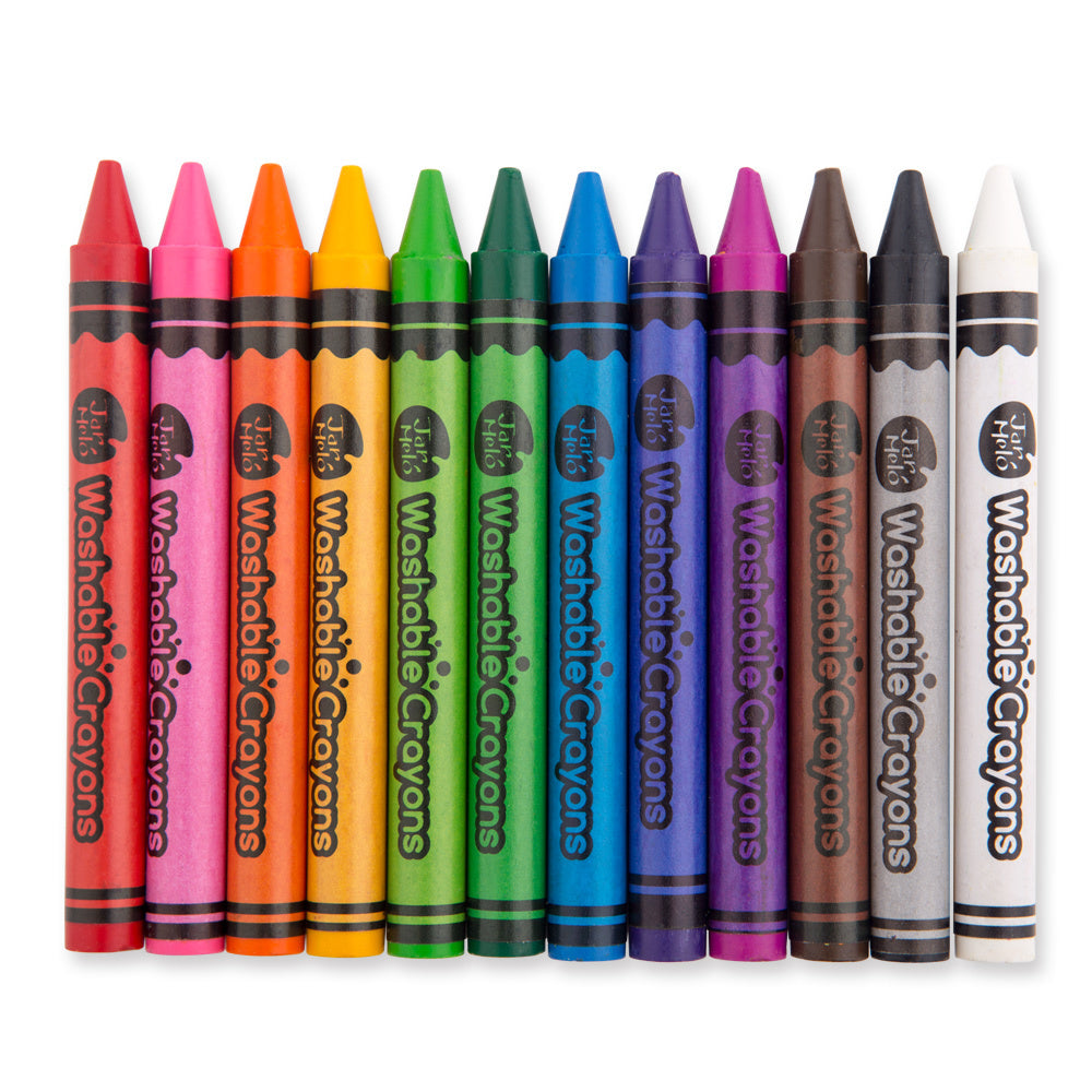 Washable Crayons -Bulk Set 12-8 Packs