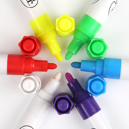 LIQUID CHALK MARKERS -6 COLORS