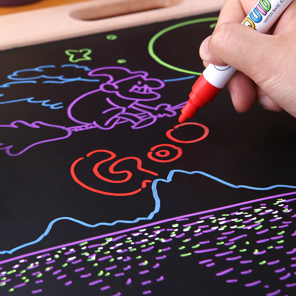 LIQUID CHALK MARKERS -6 COLORS