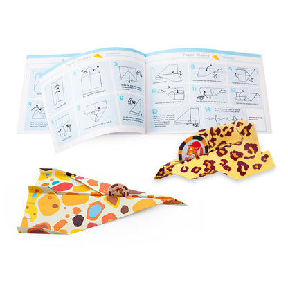 Origami Paper Craft Kit for Kids - Animal Pilots