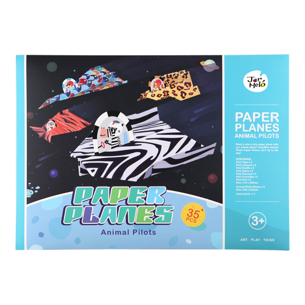 Origami Paper Craft Kit for Kids - Animal Pilots