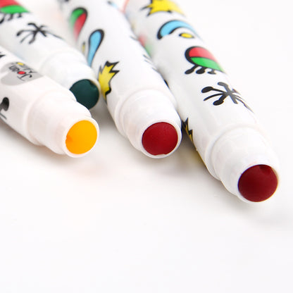 SPECIAL ROUND TIP WASHABLE MAKER -24 COLORS