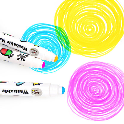 SPECIAL ROUND TIP WASHABLE MAKER -24 COLORS