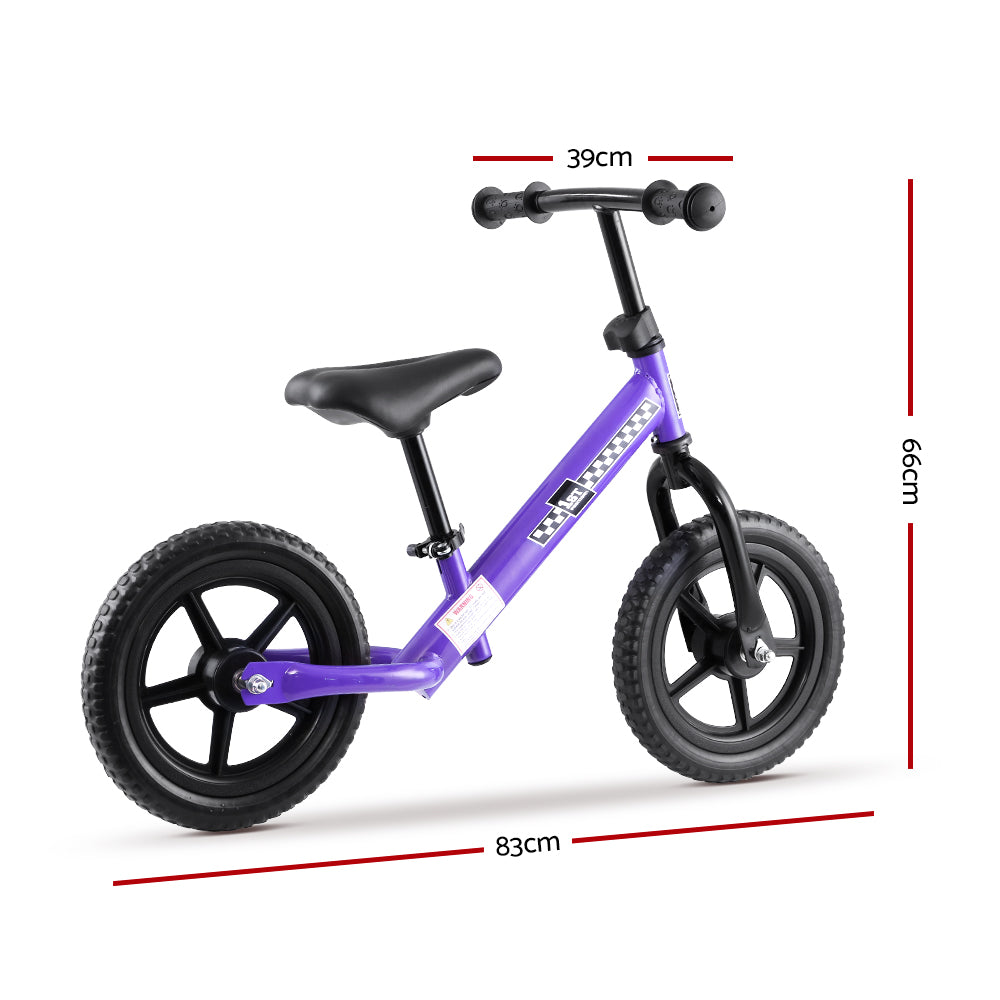 Rigo Kids Balance Bike Ride On Toys Push Bicycle Wheels Toddler Baby 12" Bikes Pink