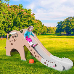 Kids Slide 160cm Extra Long With Basketball Hoop Activity Center Toddlers Play