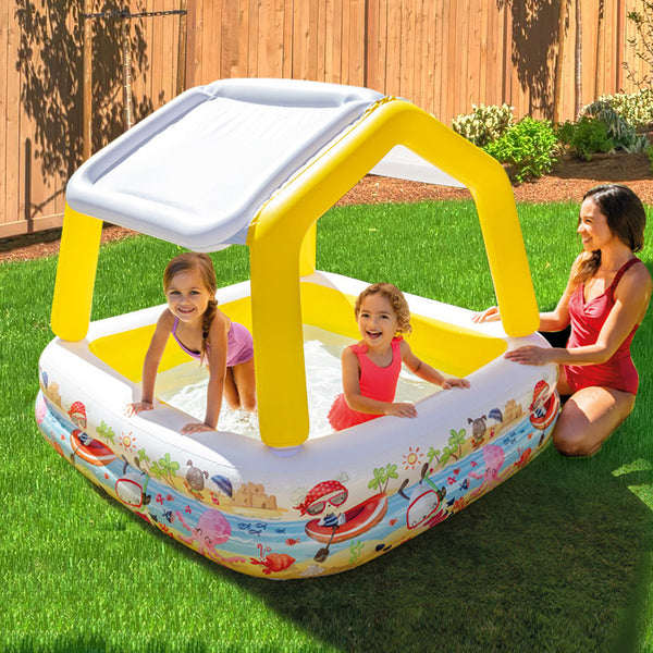  Kids Inflatable Pool Toy Swimming Outdoor Above Ground