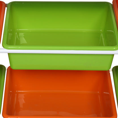 Kids Toy Box Organizers and Storage, Kids Bookshelf and Bookcase for Playroom