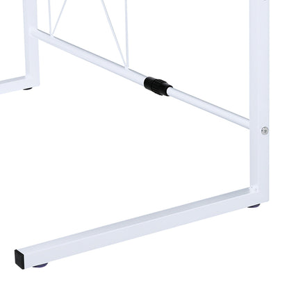 Microwave Oven Shelf Kitchen Organiser White