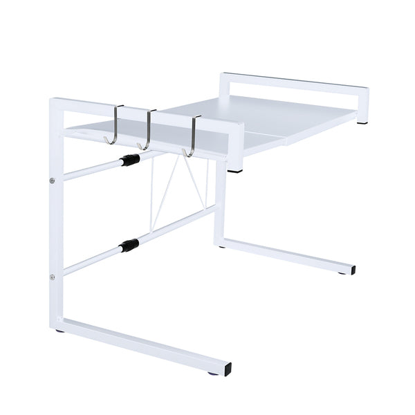 Microwave Oven Shelf Kitchen Organiser White