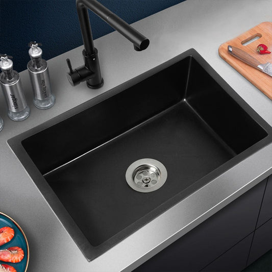 Stone Kitchen Sink Top Undermount Single Bowl