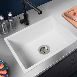 Stone Kitchen Sink Top Undermount Single Bowl