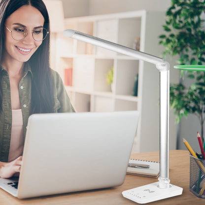 Touch LED Table Lamp Eye-Care Desk Light Wireless Charger