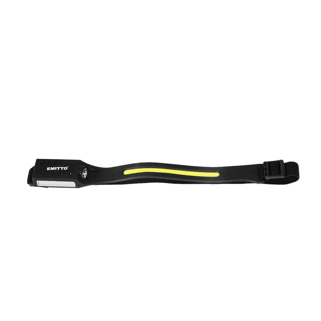 2 Pack LED Headlamp Torch USB Rechargeable Light