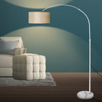 Modern LED Floor Lamp Adjustable Marble Base