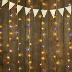 Multi-colour LED Curtain Fairy Lights Wedding Indoor Outdoor Xmas Garden Party Decor