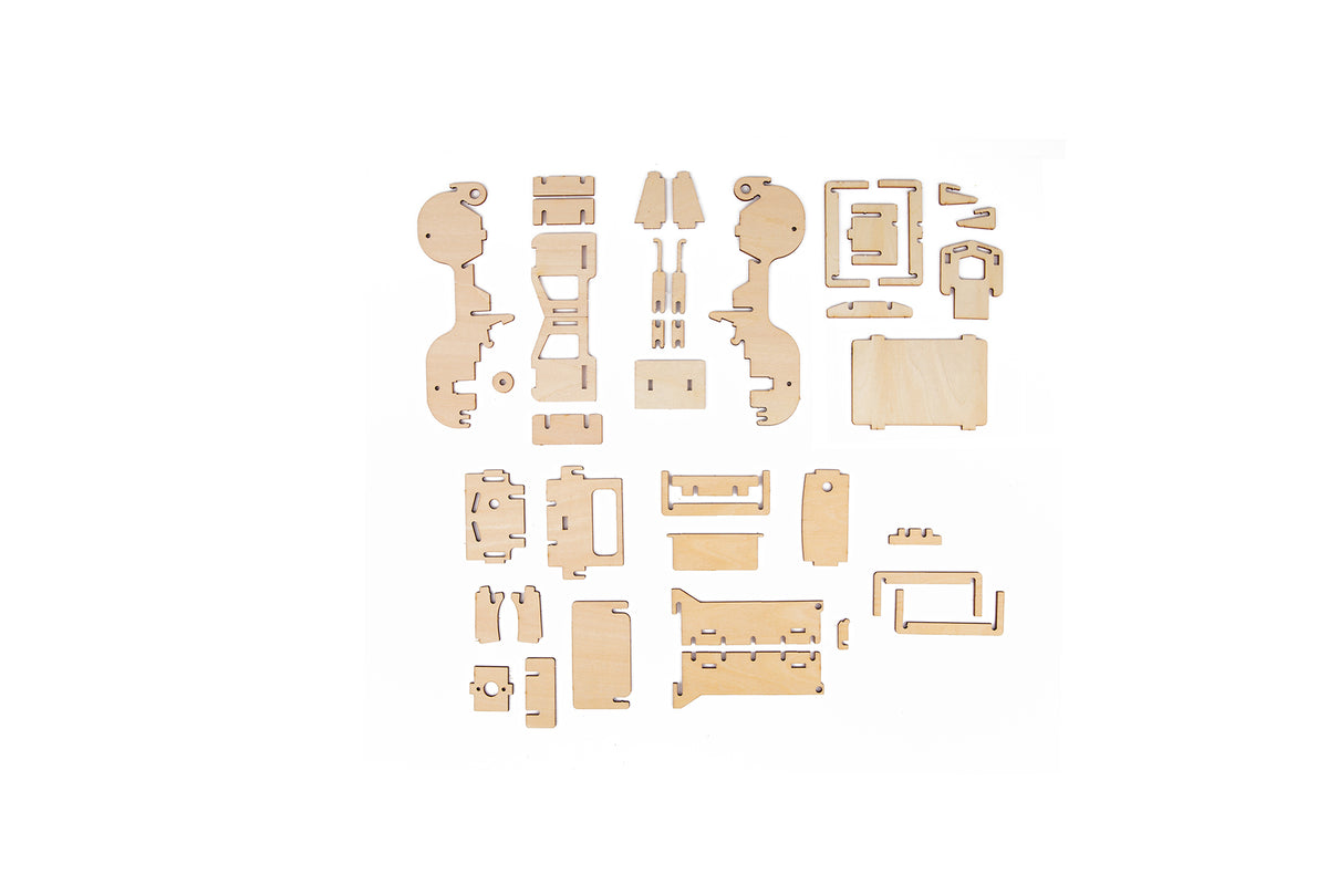 Diy 3D Wooden Solar Truck Science & Craft Kit