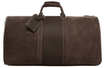 Leather Travel Bag - Dark Brown