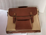 Handmade Leather Messenger Bag - Brown