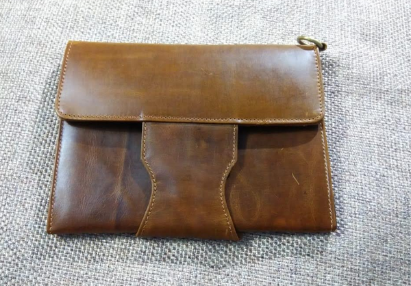  Leather iPad Cover - Brown