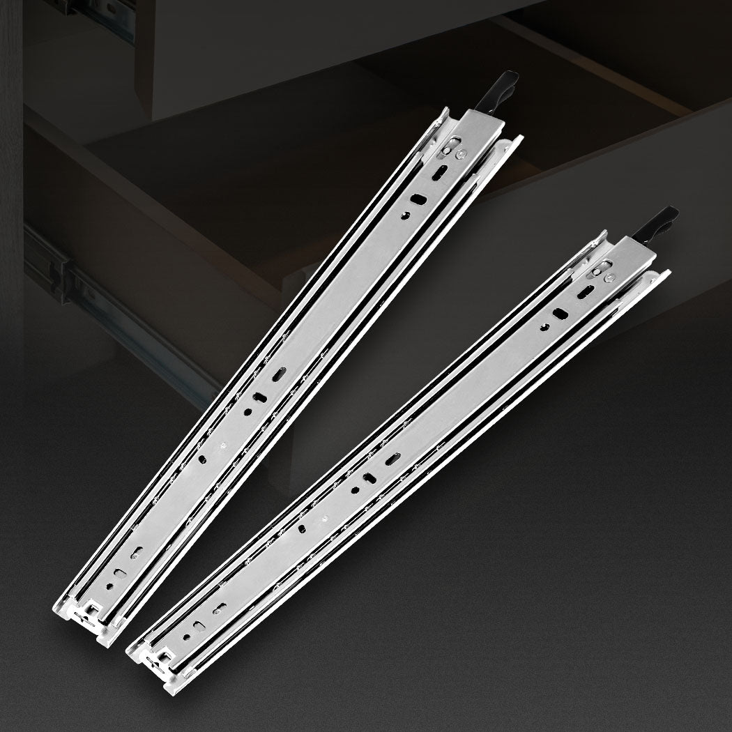Drawer Slides Bearing Pair 75KG 18"