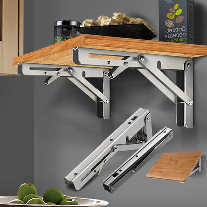 2Pcs 16" Folding Wall Shelf Bench