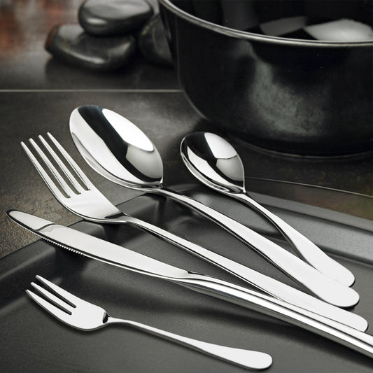 30pcs Stainless Steel Fork Knife Spoon Set