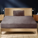 Ultrasoft Fitted Bed Sheet Mink King Single