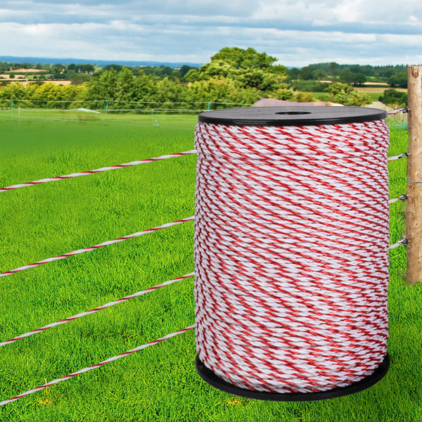  Electric Fence Wire Polywire 500M Roll Stainless Steel Temporary Fencing