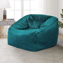 Bean Bag Chair Cover Soft Velevt Home Game Seat