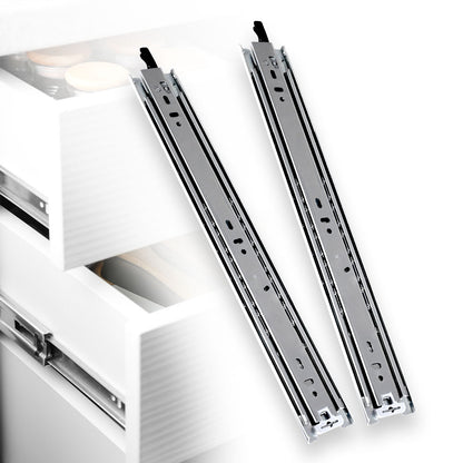 Drawer Slides Bearing Pair 75KG 18"