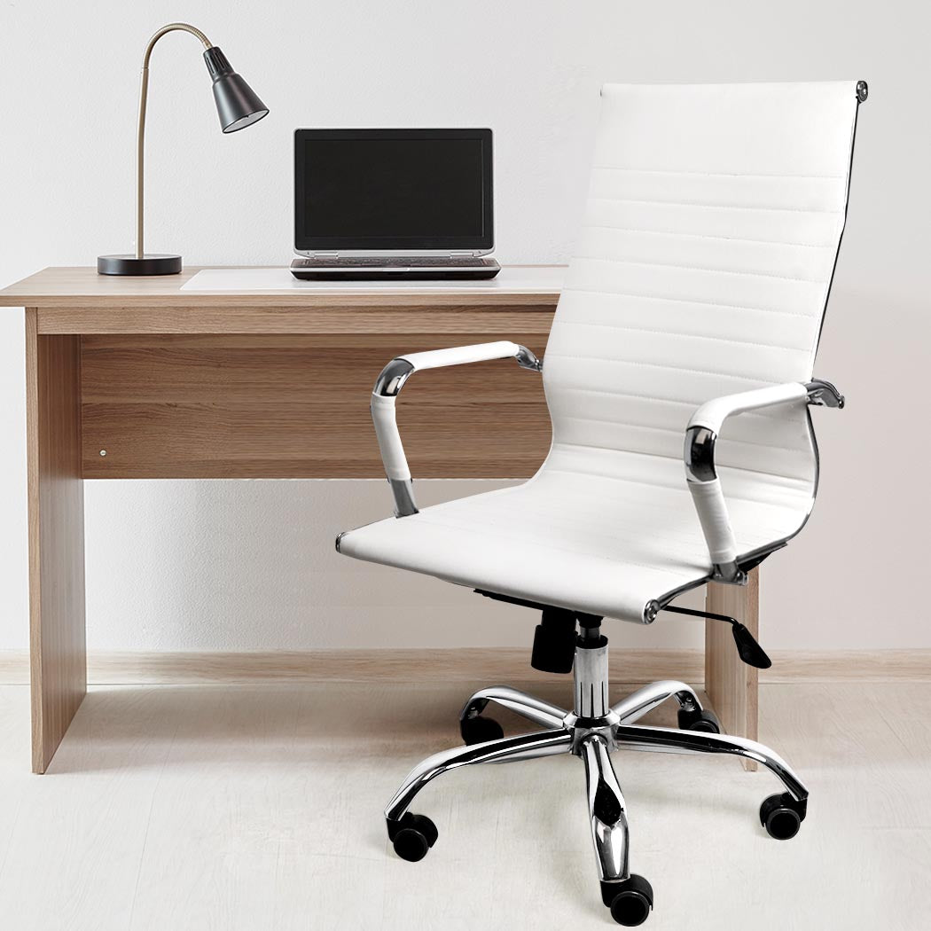 Gaming Chair High-Back Computer White
