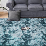 Floor Rug Shaggy Rugs Soft Large Carpet Area Tie-dyed 160x230cm Blue