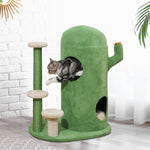 Cat Tree Tower Play Pet Activity Kitty Bed-Green