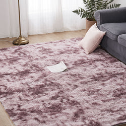Floor Shaggy Rugs Soft Large Carpet Area Tie-dyed Noon TO Dust 200x230cm